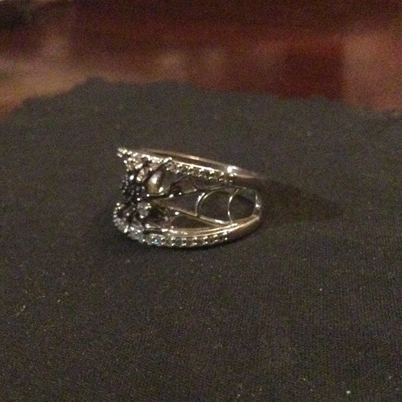 Sterling Silver Black Widow Ring - Picture 3 of 3